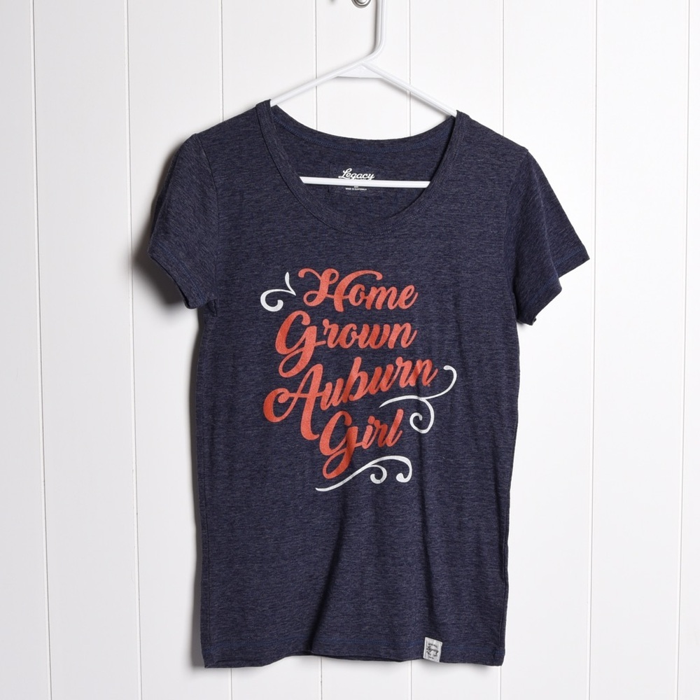 Auburn‎ women’s Graphic Tee in Navy and Orange, size Medium